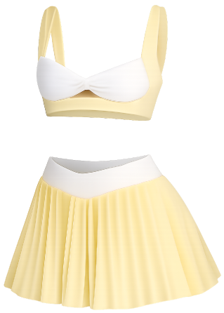 Conjunto Deportivo Falda Plisada